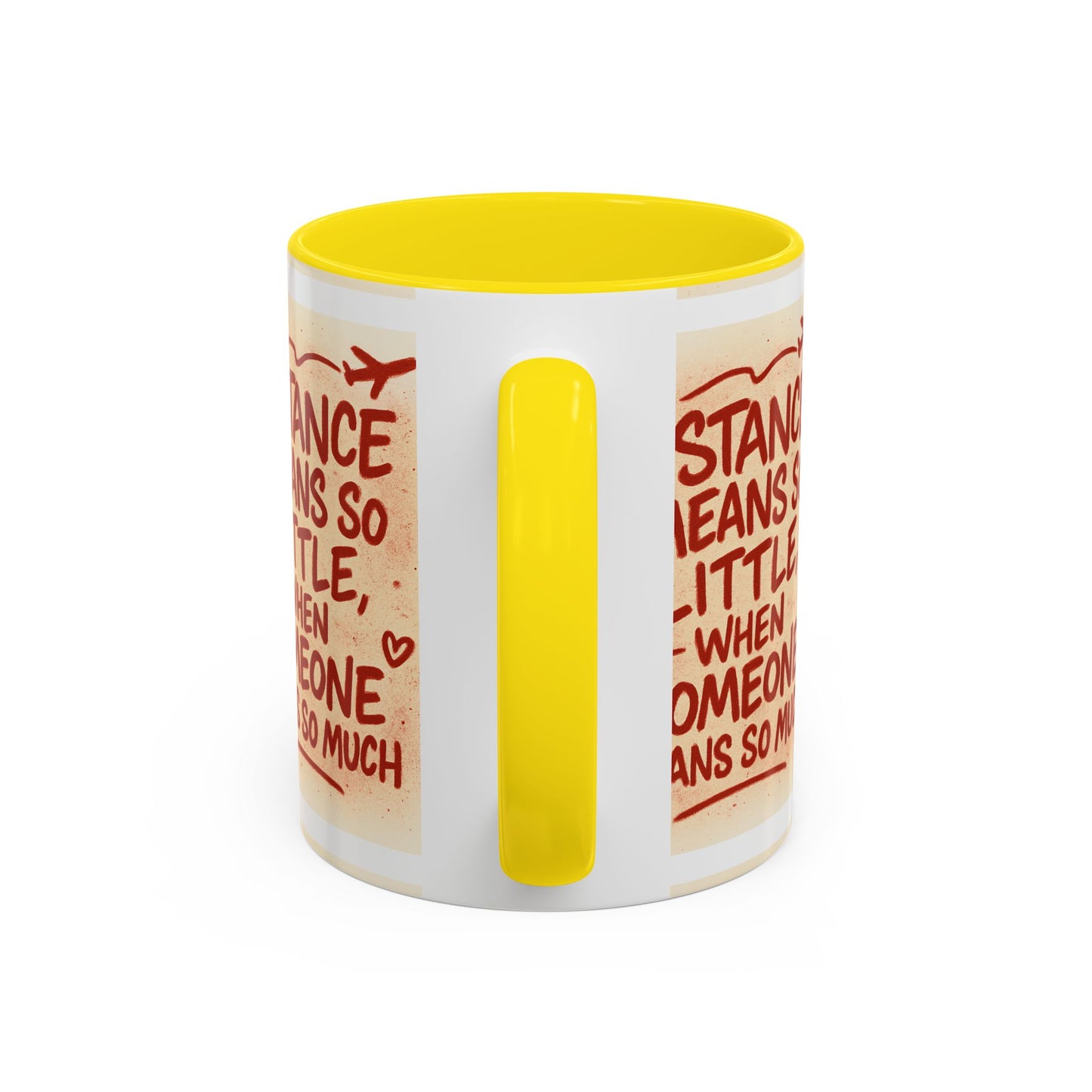 Meaningful Distance Coffee Mug - Perfect Gift for Loved Ones, Coffee Lovers, Long-Distance Relationships, Valentine’s Day, Anniversary