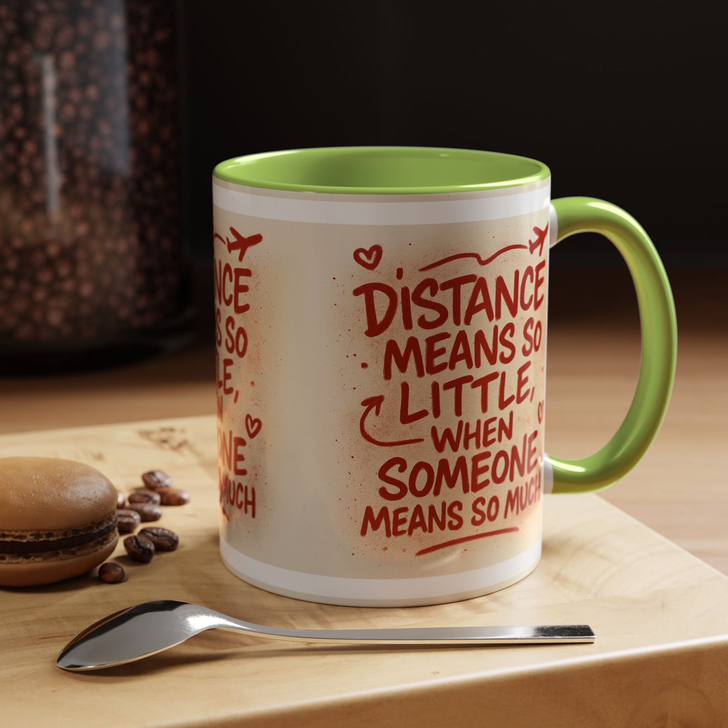 Meaningful Distance Coffee Mug - Perfect Gift for Loved Ones, Coffee Lovers, Long-Distance Relationships, Valentine’s Day, Anniversary
