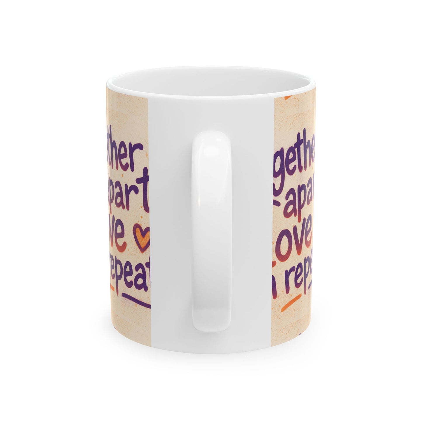 Mug - Together Apart Love on Repeat - Graffiti Style Design